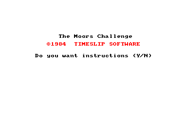 Moors Challlenge : The for the Amstrad CPC