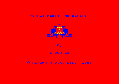 Morris Meets The Bikers for the Amstrad CPC