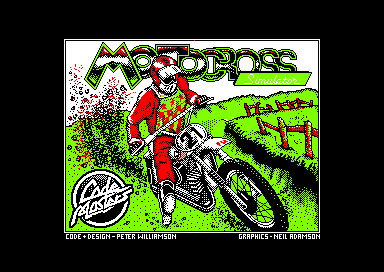 Moto X Simulator for the Amstrad CPC