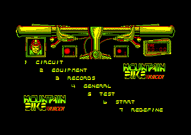 Mountain Bike Racer for the Amstrad CPC