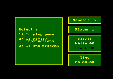 Nemesis IV for the Amstrad CPC