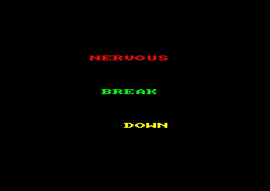 Nervous Break Down for the Amstrad CPC