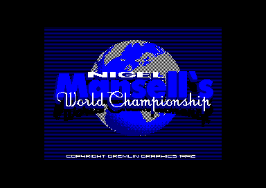 Nigel Mansell World Champion for the Amstrad CPC