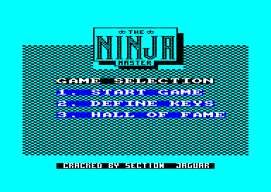 Ninja Master for the Amstrad CPC