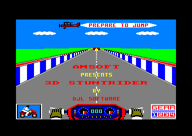 3D Stunt Rider for the Amstrad CPC