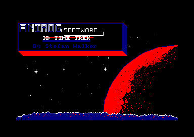 3D Time Trek for the Amstrad CPC
