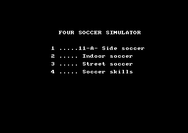 4 Soccer Simulators for the Amstrad CPC