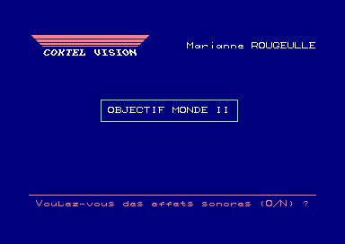 Objectif Monde 2 for the Amstrad CPC