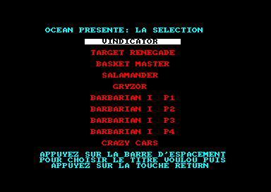La Selection for the Amstrad CPC