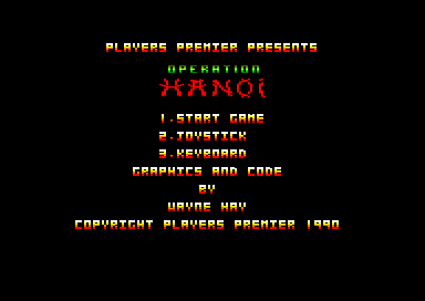 Operation Hanoi for the Amstrad CPC