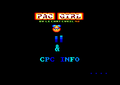 Pac-Girl for the Amstrad CPC