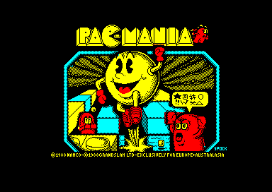 Pac-Mania for the Amstrad CPC