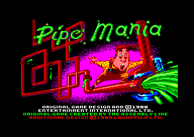 Pipe Mania for the Amstrad CPC