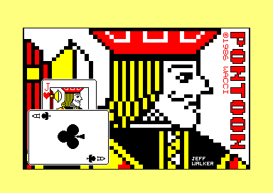 Pontoon for the Amstrad CPC