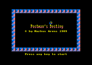 Postmans Destiny for the Amstrad CPC