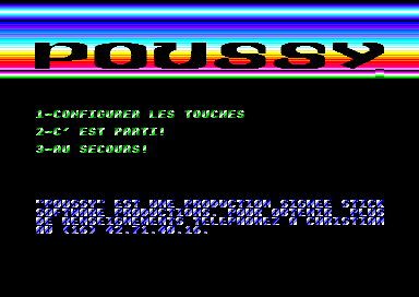 Poussy for the Amstrad CPC