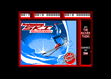 Professional Ski Simulator for the Amstrad CPC