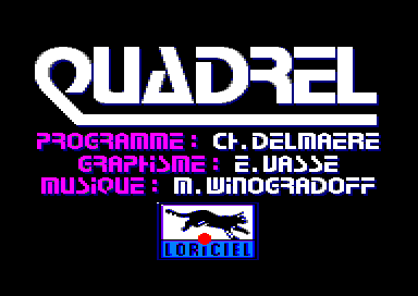 Quadrel for the Amstrad CPC