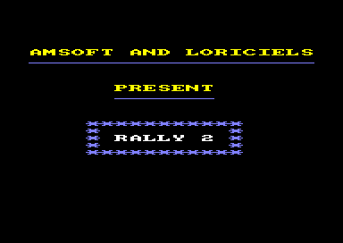 Rally 2 for the Amstrad CPC