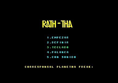 Rath-Tha for the Amstrad CPC