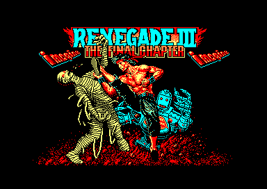 Renegade 3 : The Final Chapter for the Amstrad CPC