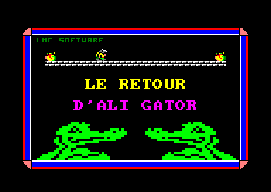 Retour D`ali Gator for the Amstrad CPC