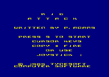 Rig Attack for the Amstrad CPC