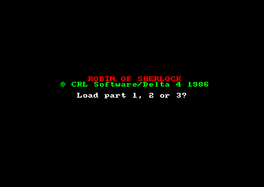 Robin of Sherlock for the Amstrad CPC