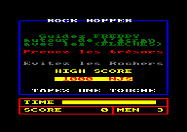 Rock Hopper for the Amstrad CPC