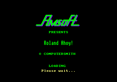Roland Ahoy for the Amstrad CPC