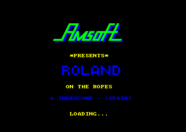 Roland On The Ropes for the Amstrad CPC