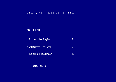 Satalit for the Amstrad CPC