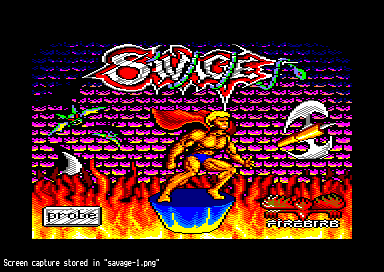 Savage for the Amstrad CPC