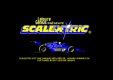 Scalextric for the Amstrad CPC