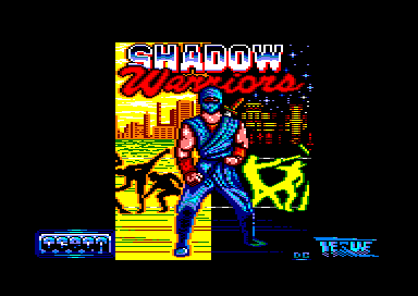 Shadow Warriors for the Amstrad CPC