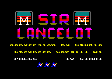 Sir Lancelot for the Amstrad CPC