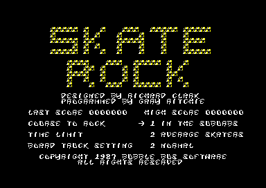 Skate Rock for the Amstrad CPC