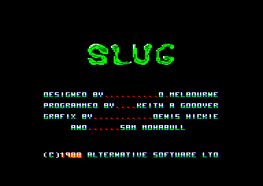 Slug for the Amstrad CPC