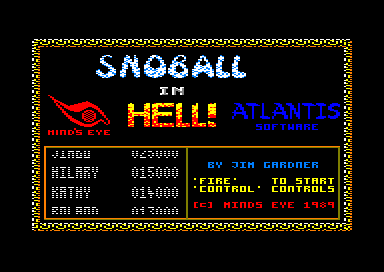 Snoball in Hell for the Amstrad CPC