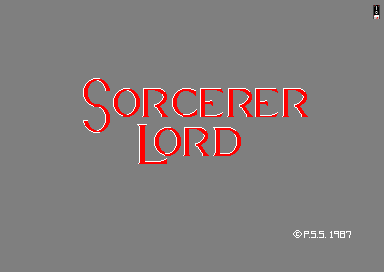Sorcerer Lord for the Amstrad CPC