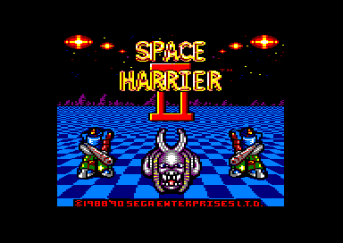 Space Harrier 2 for the Amstrad CPC