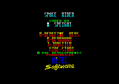 Space Rider for the Amstrad CPC