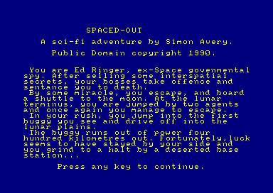 Spaced Out for the Amstrad CPC