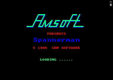 Spannerman for the Amstrad CPC