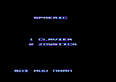 Spheric for the Amstrad CPC