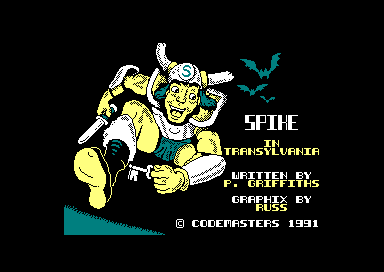 Spike in Transylvania for the Amstrad CPC