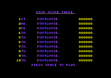 Stomp for the Amstrad CPC