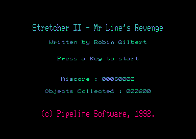 Stretcher 2 : Mr Lines Revenge for the Amstrad CPC