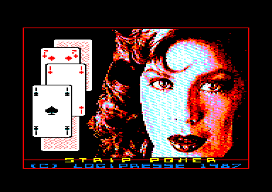 Strip Poker for the Amstrad CPC