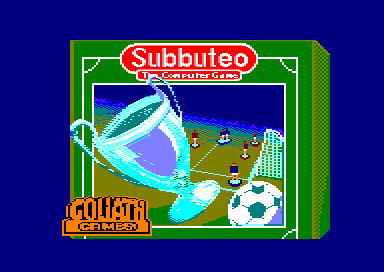 Subbuteo for the Amstrad CPC